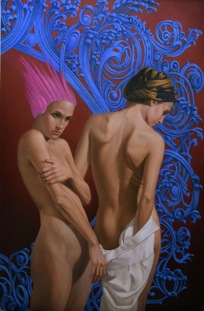 Oil on canvas 44 x 28 in.